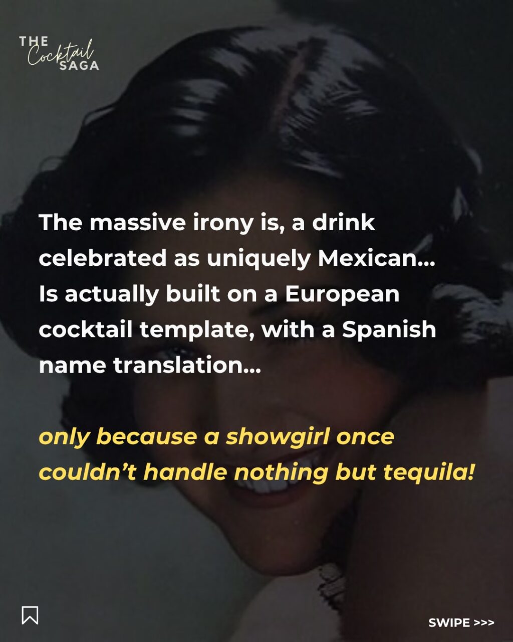 Instagram post from thecocktailsaga. This post is in position 5.