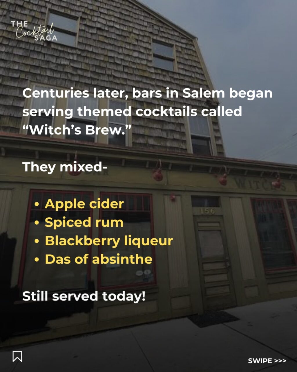 Instagram post from thecocktailsaga. This post is in position 4.