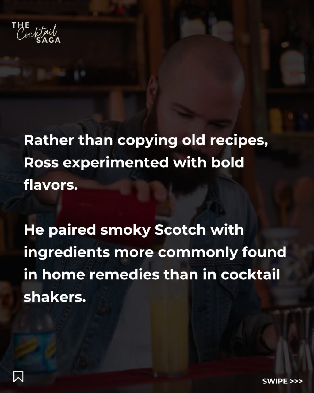 Instagram post from thecocktailsaga. This post is in position 3.