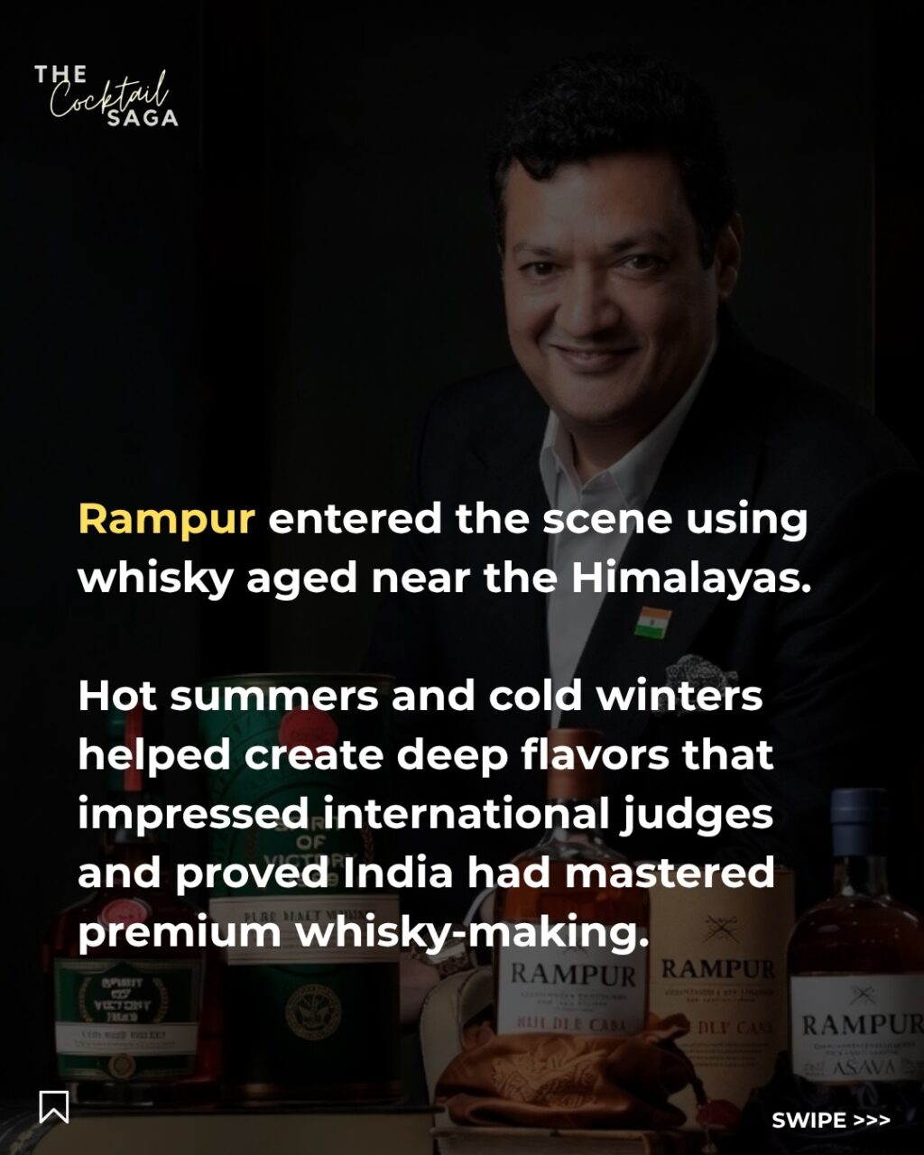 Instagram post from thecocktailsaga. This post is in position 4.