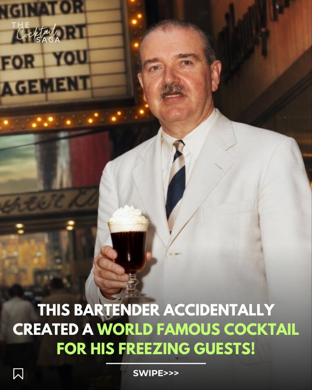 Instagram post from thecocktailsaga. This post is in position 4.