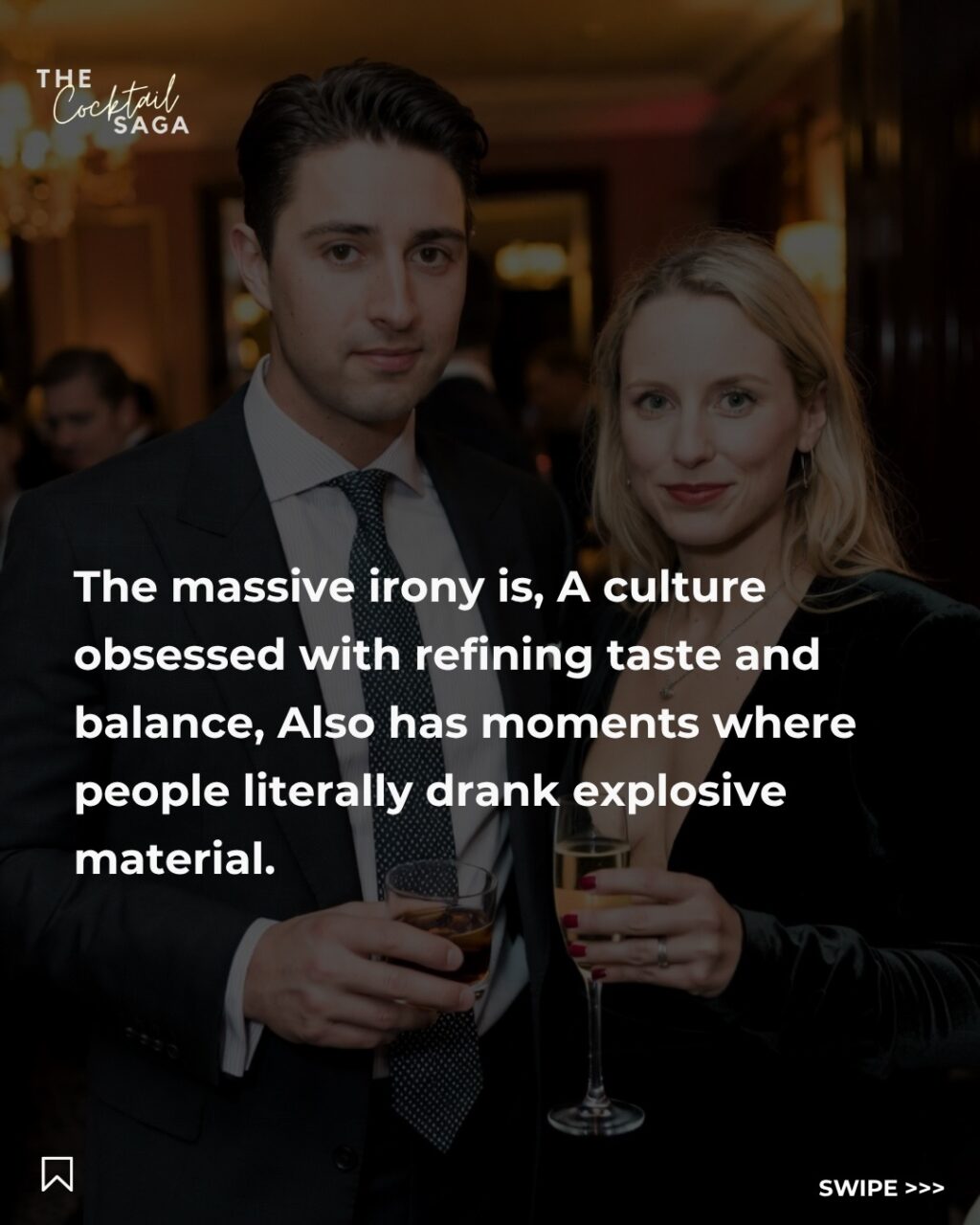 Instagram post from thecocktailsaga. This post is in position 5.