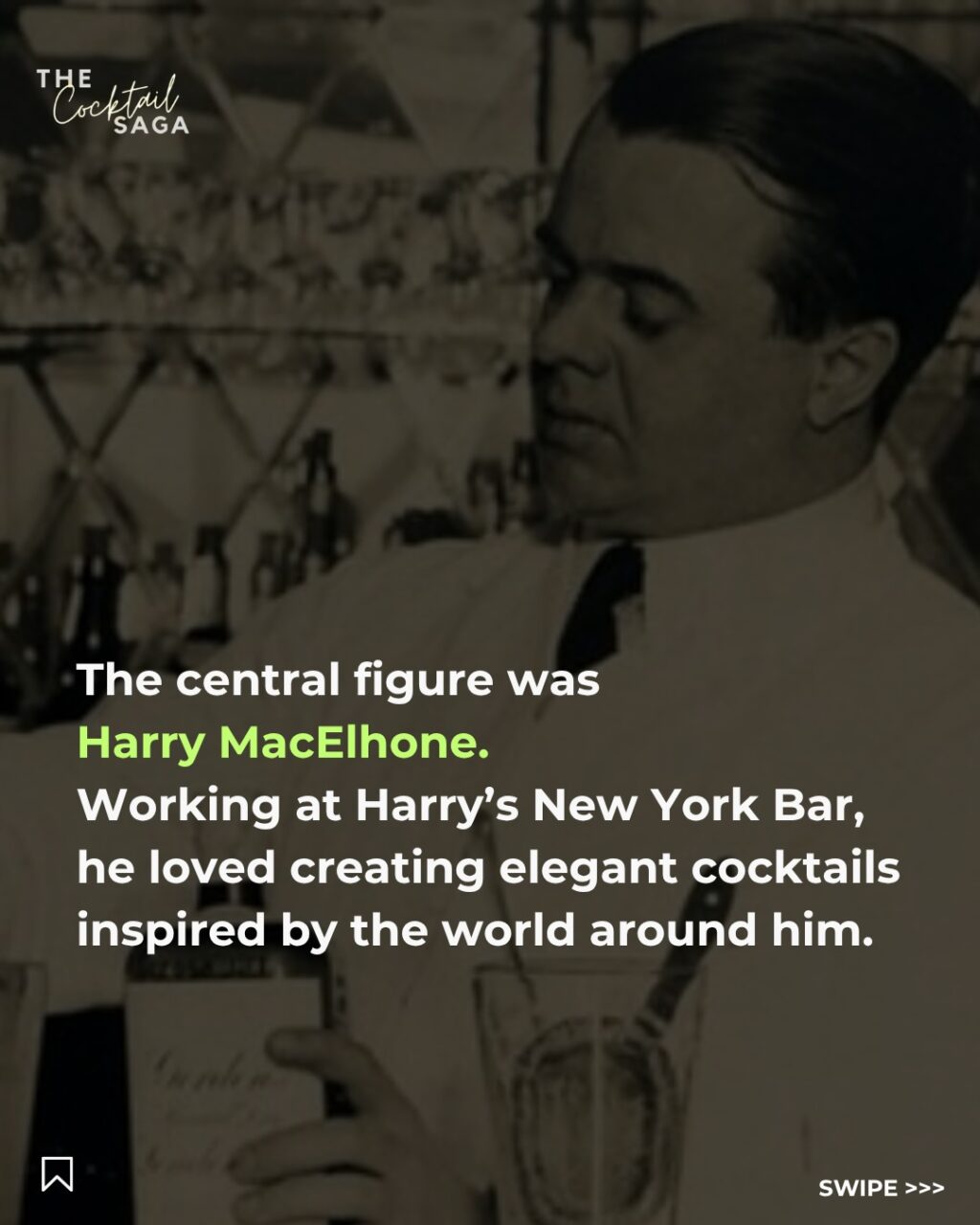 Instagram post from thecocktailsaga. This post is in position 3.