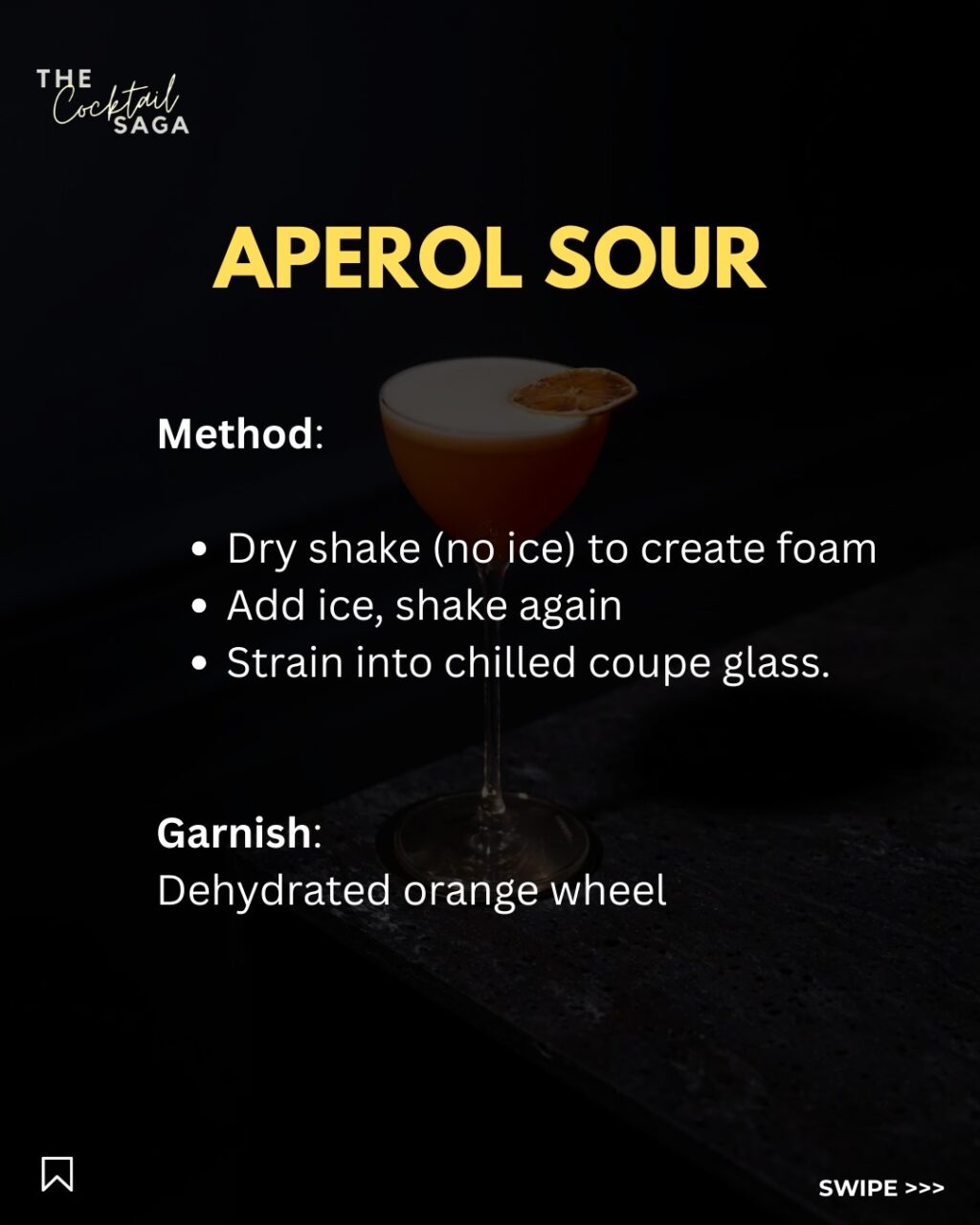 Instagram post from thecocktailsaga. This post is in position 2.