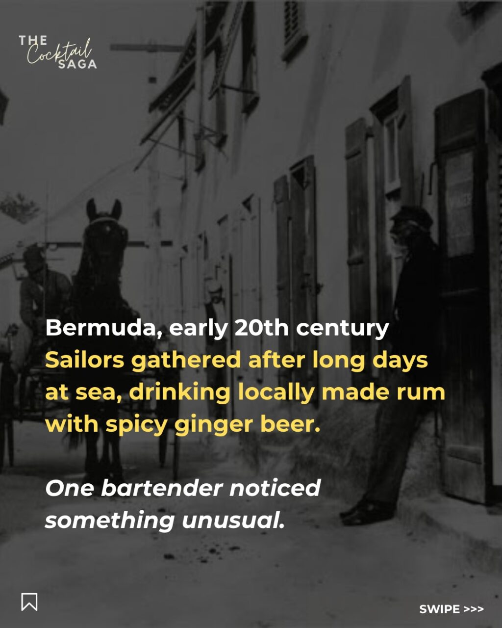 Instagram post from thecocktailsaga. This post is in position 1.