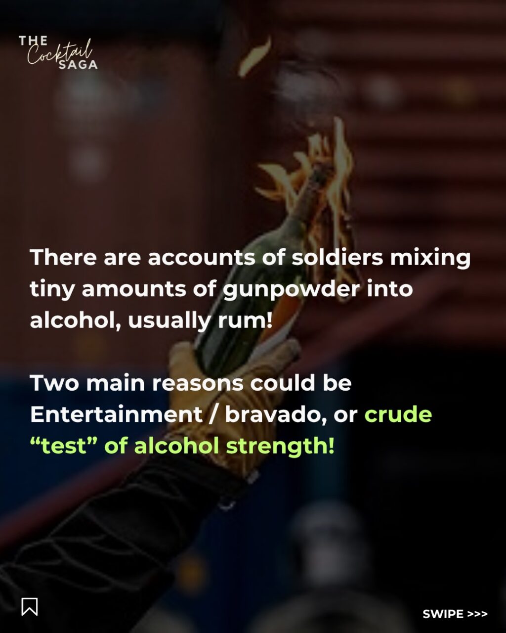 Instagram post from thecocktailsaga. This post is in position 2.