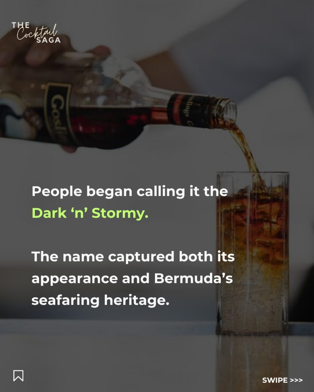 Instagram post from thecocktailsaga. This post is in position 4.