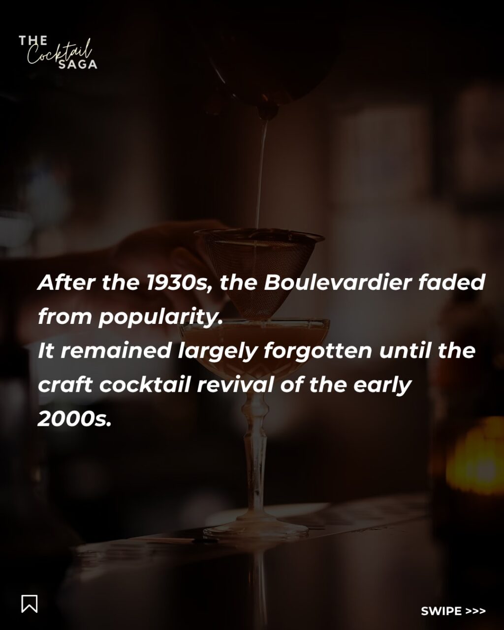 Instagram post from thecocktailsaga. This post is in position 8.