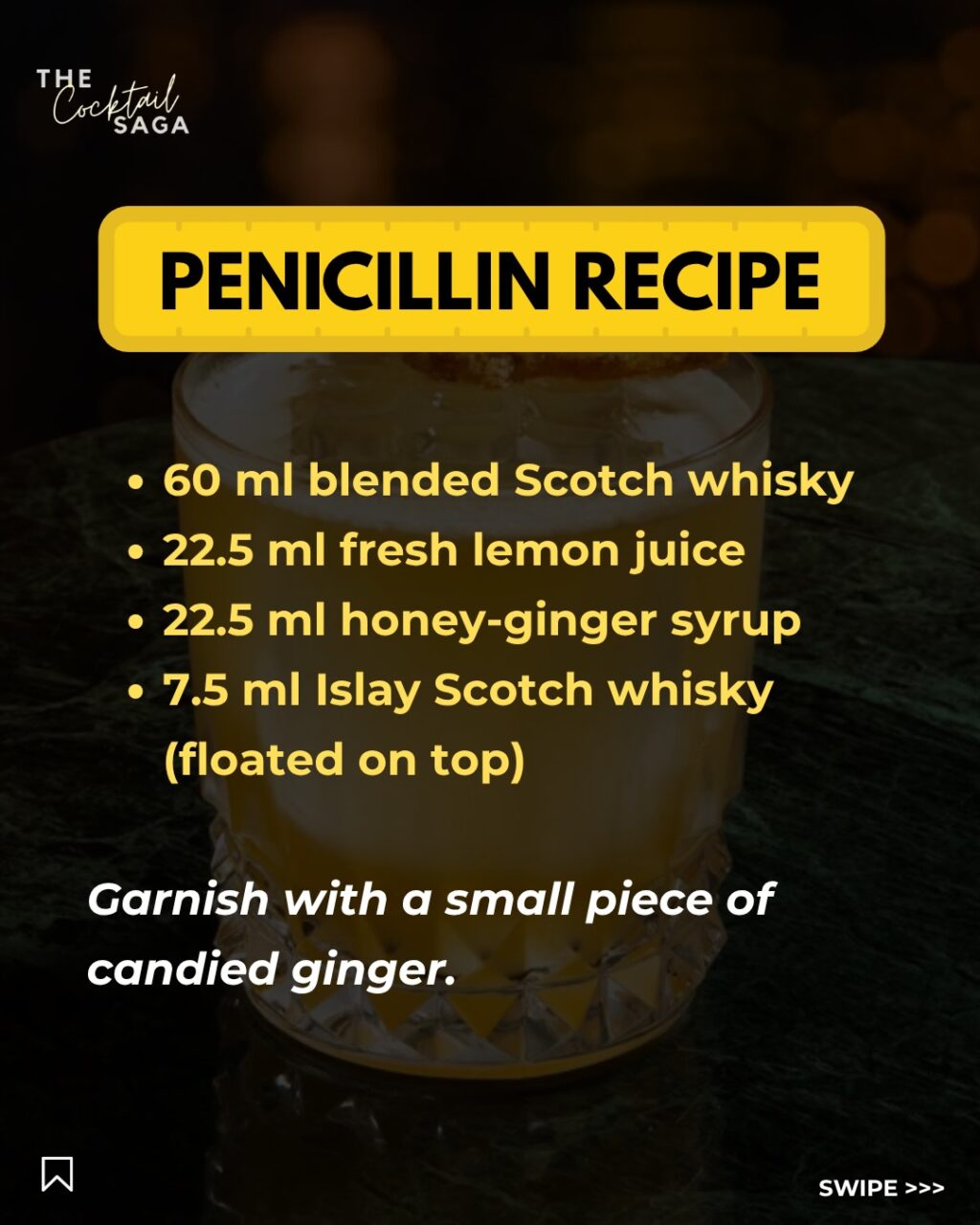 Instagram post from thecocktailsaga. This post is in position 4.