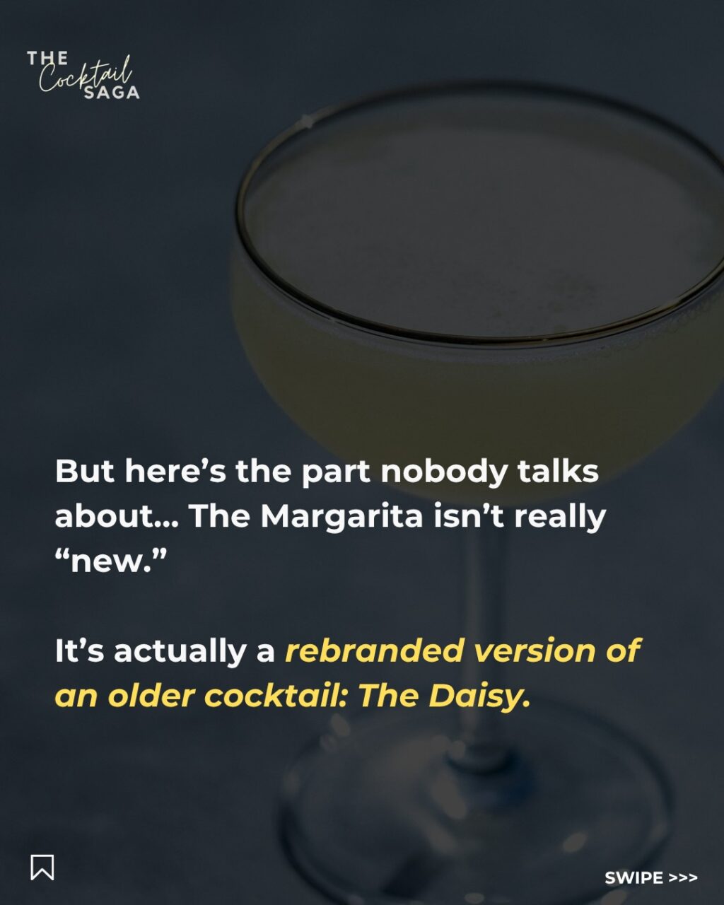 Instagram post from thecocktailsaga. This post is in position 3.