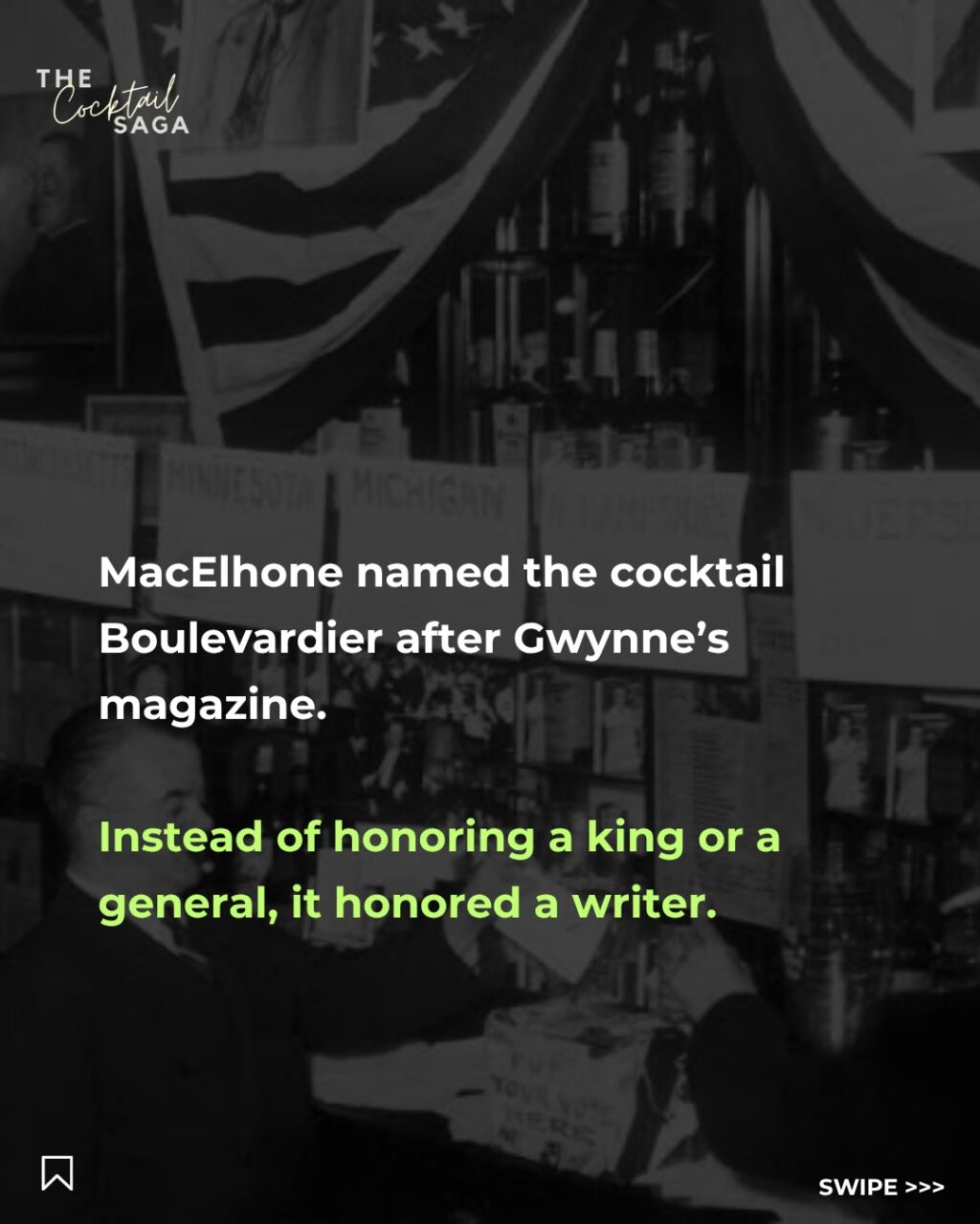 Instagram post from thecocktailsaga. This post is in position 7.