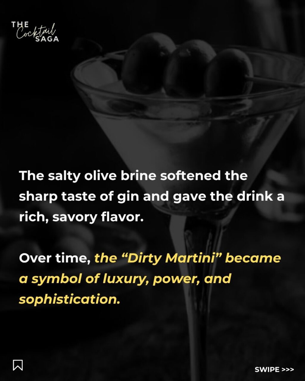 Instagram post from thecocktailsaga. This post is in position 3.