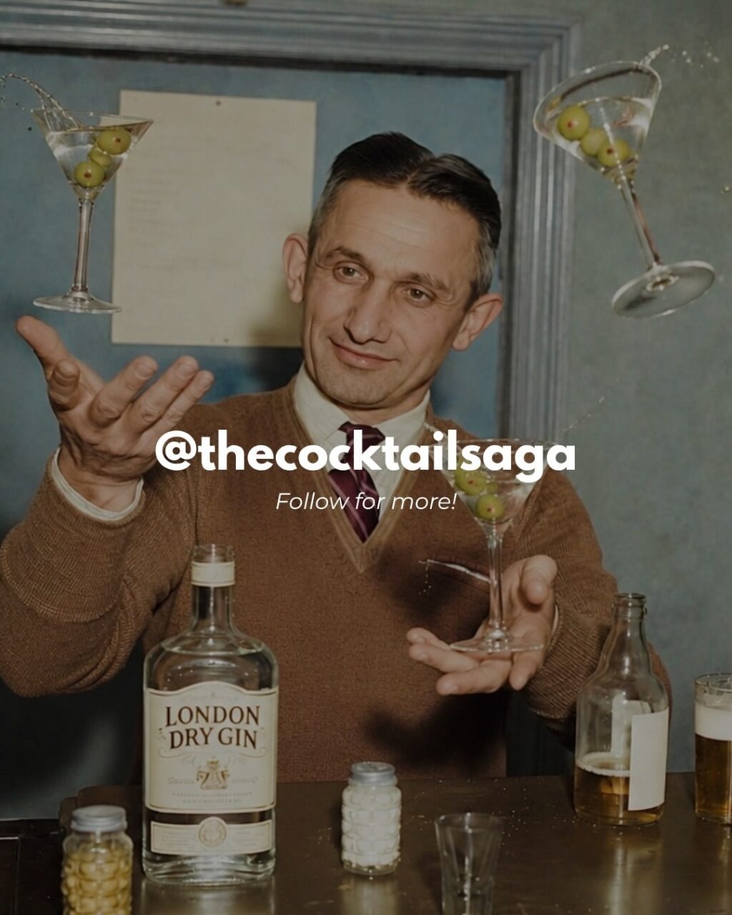 Instagram post from thecocktailsaga. This post is in position 6.
