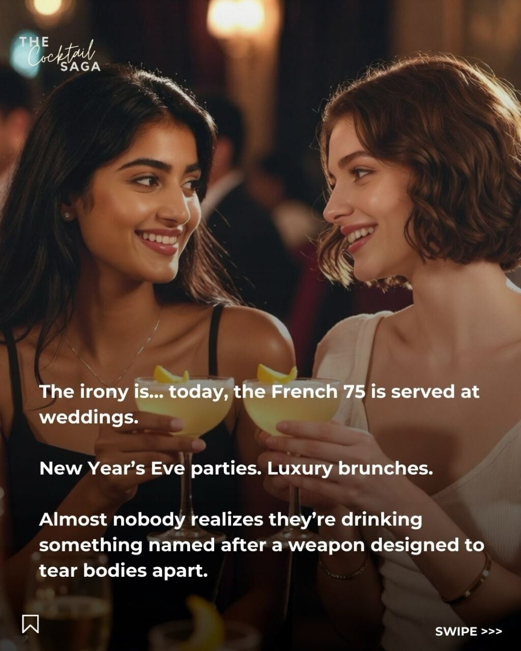 Instagram post from thecocktailsaga. This post is in position 4.