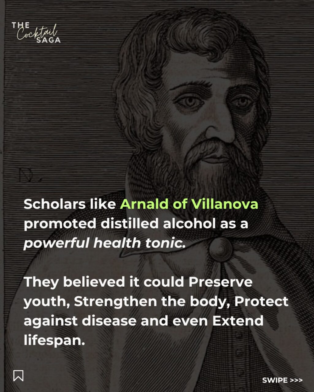 Instagram post from thecocktailsaga. This post is in position 3.