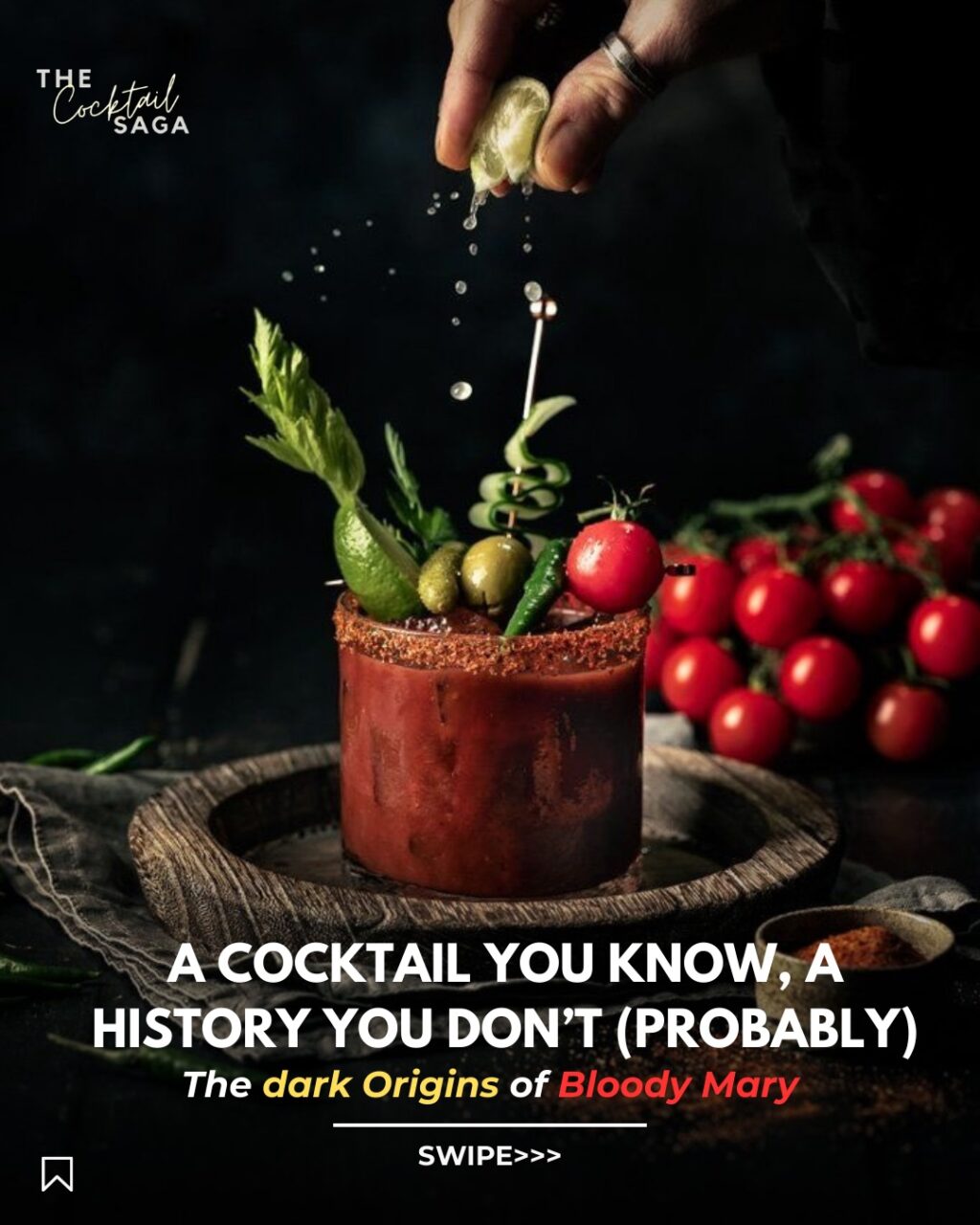 Instagram post from thecocktailsaga. This post is in position 4.