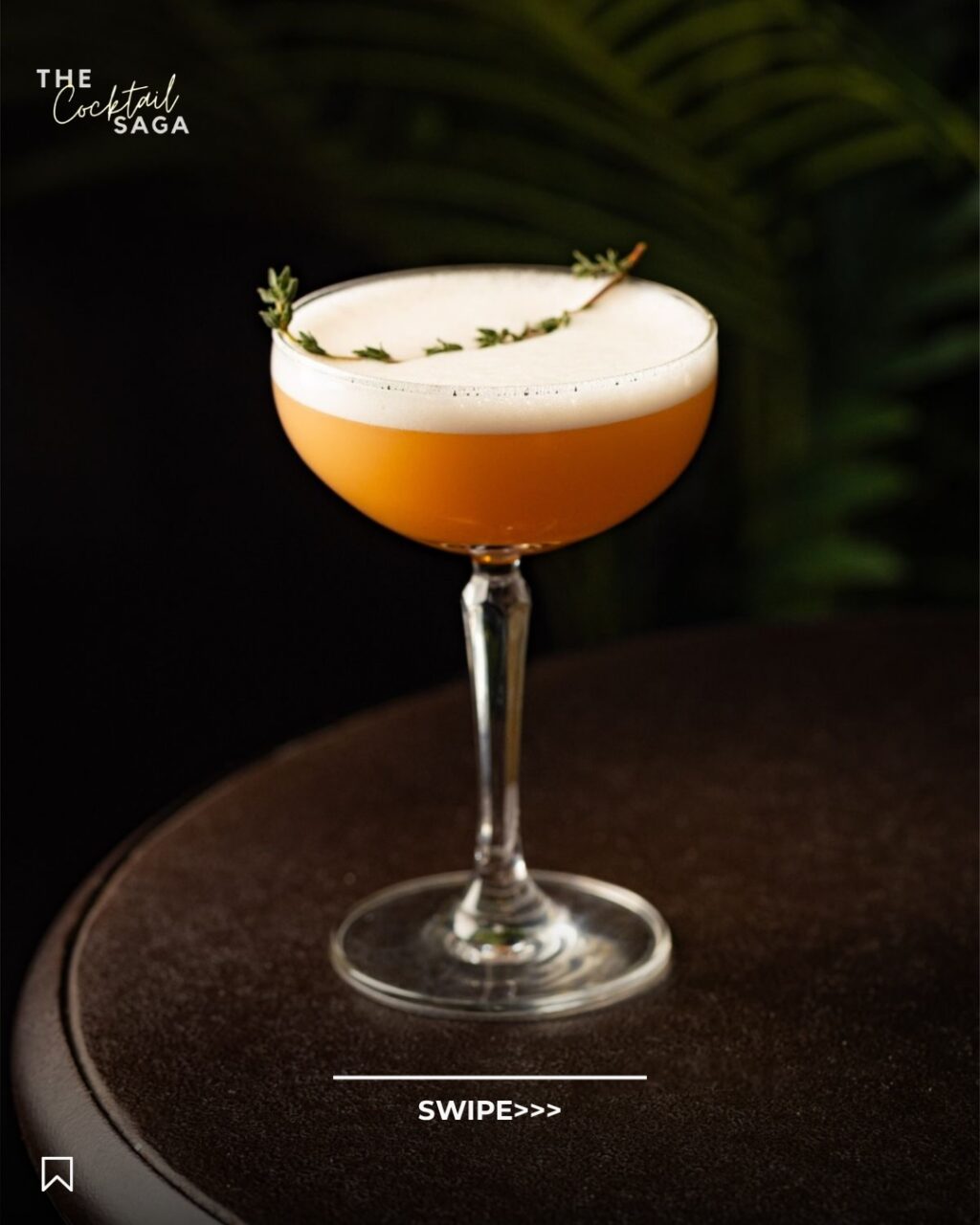 Instagram post from thecocktailsaga. This post is in position 4.