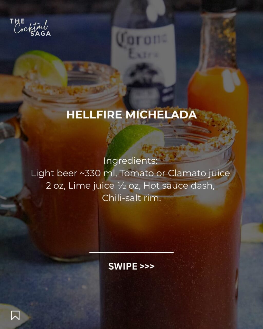 Instagram post from thecocktailsaga. This post is in position 3.