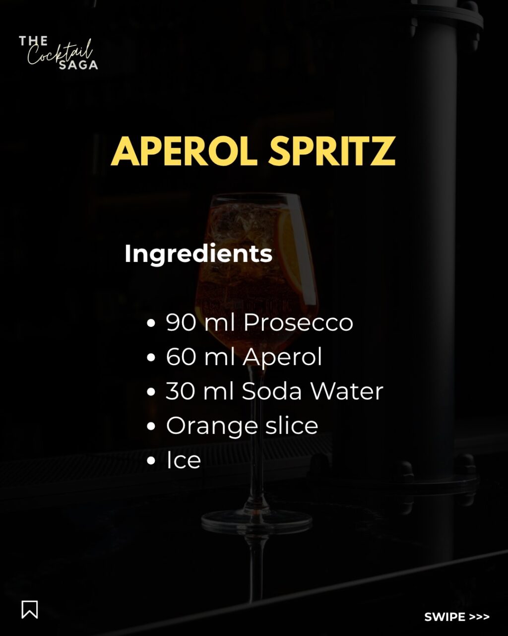 Instagram post from thecocktailsaga. This post is in position 1.