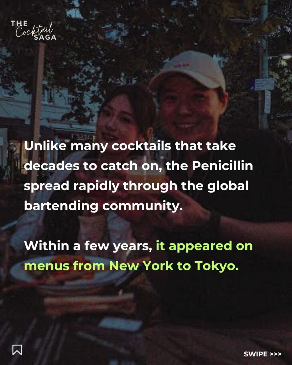 Instagram post from thecocktailsaga. This post is in position 7.