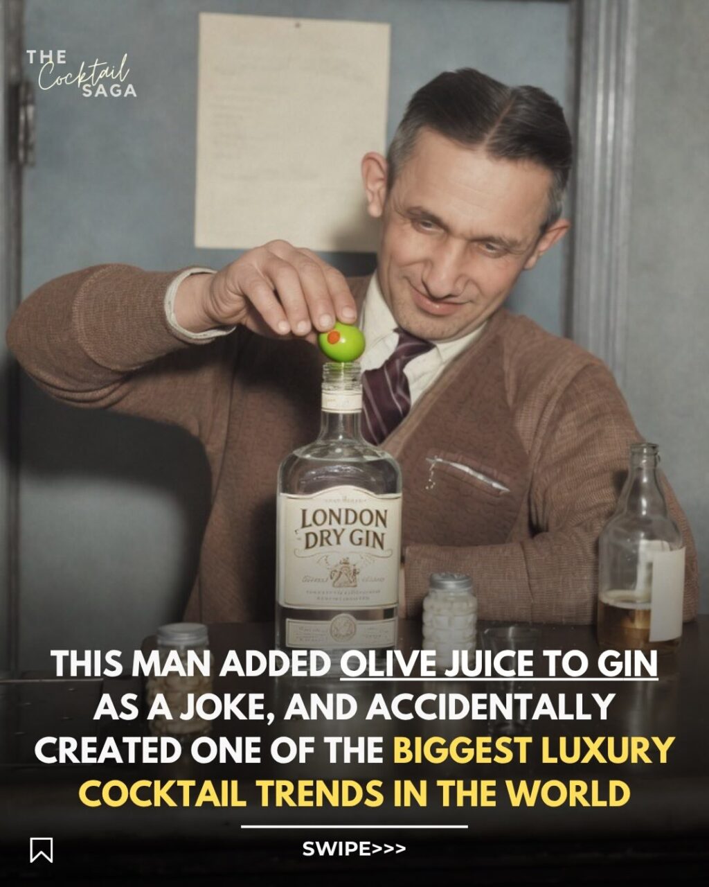 Instagram post from thecocktailsaga. This post is in position 1.