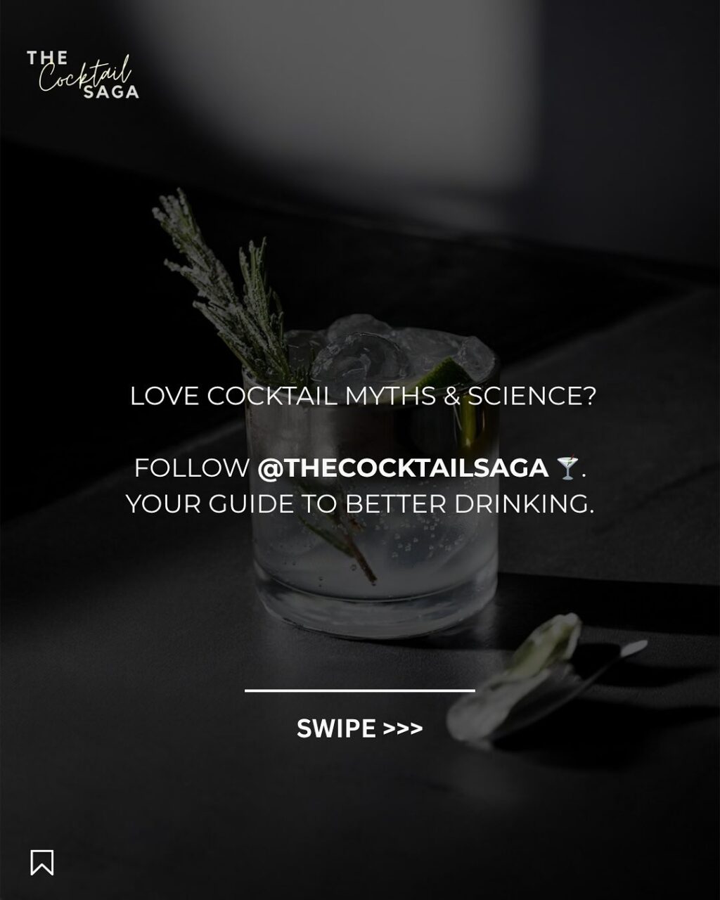 Instagram post from thecocktailsaga. This post is in position 5.