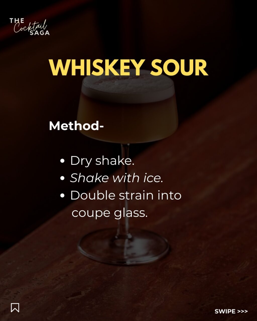 Instagram post from thecocktailsaga. This post is in position 2.