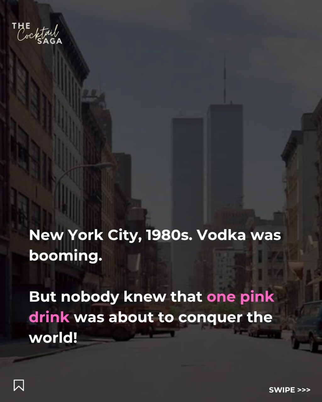 Instagram post from thecocktailsaga. This post is in position 1.
