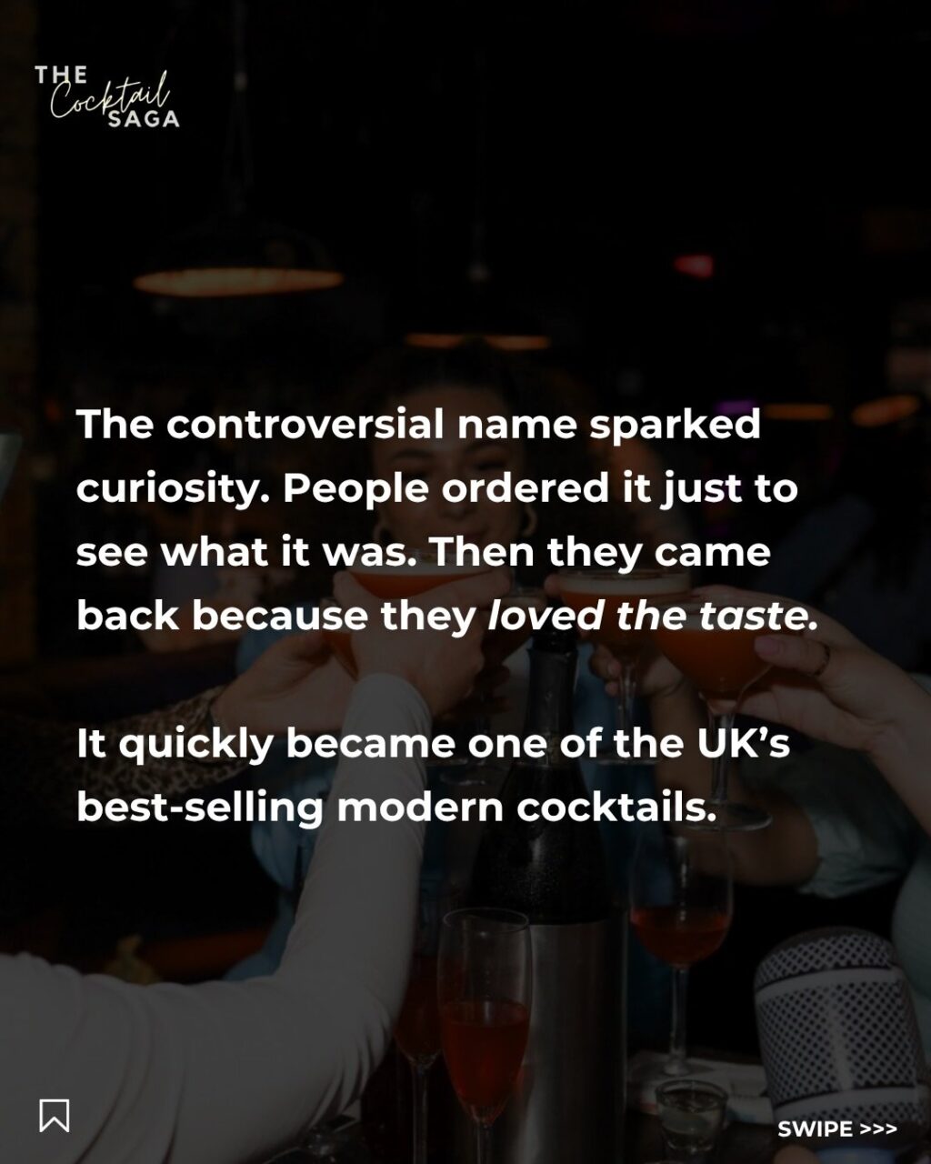 Instagram post from thecocktailsaga. This post is in position 7.
