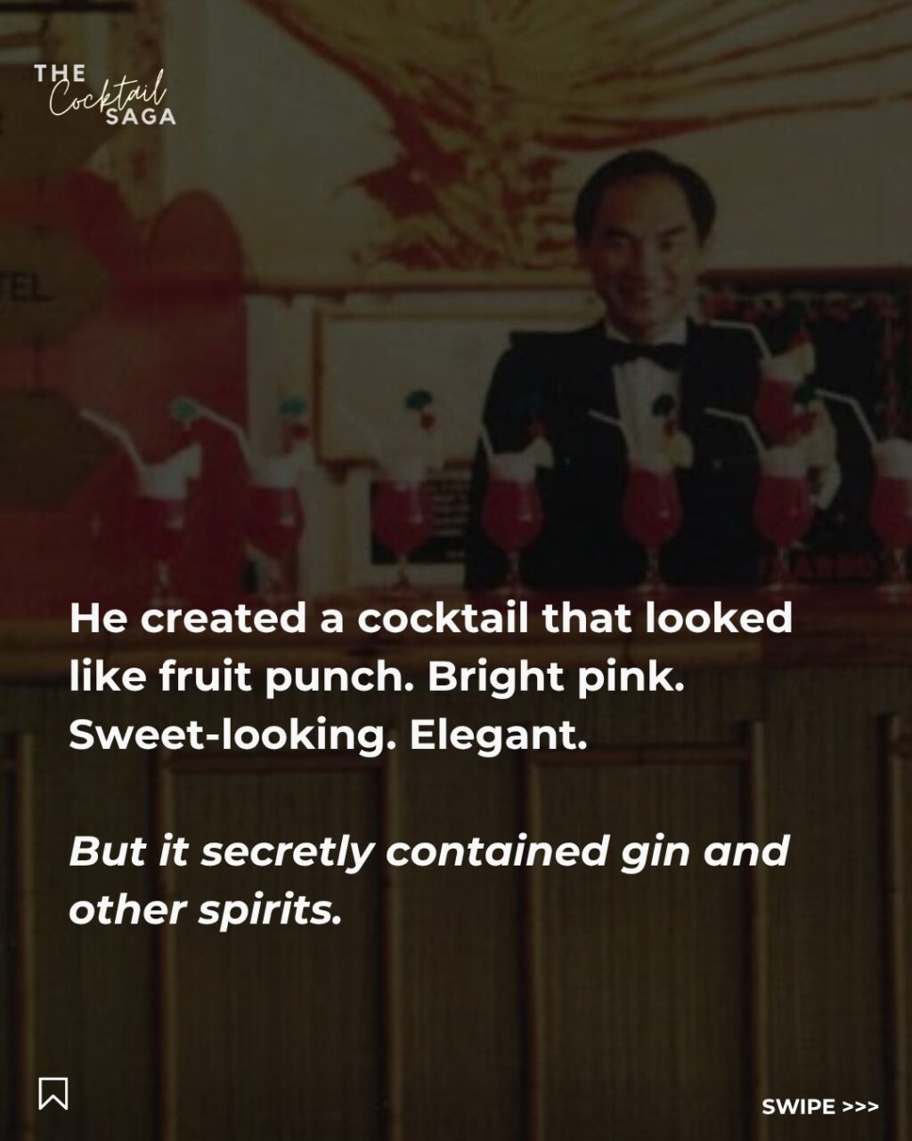 Instagram post from thecocktailsaga. This post is in position 2.
