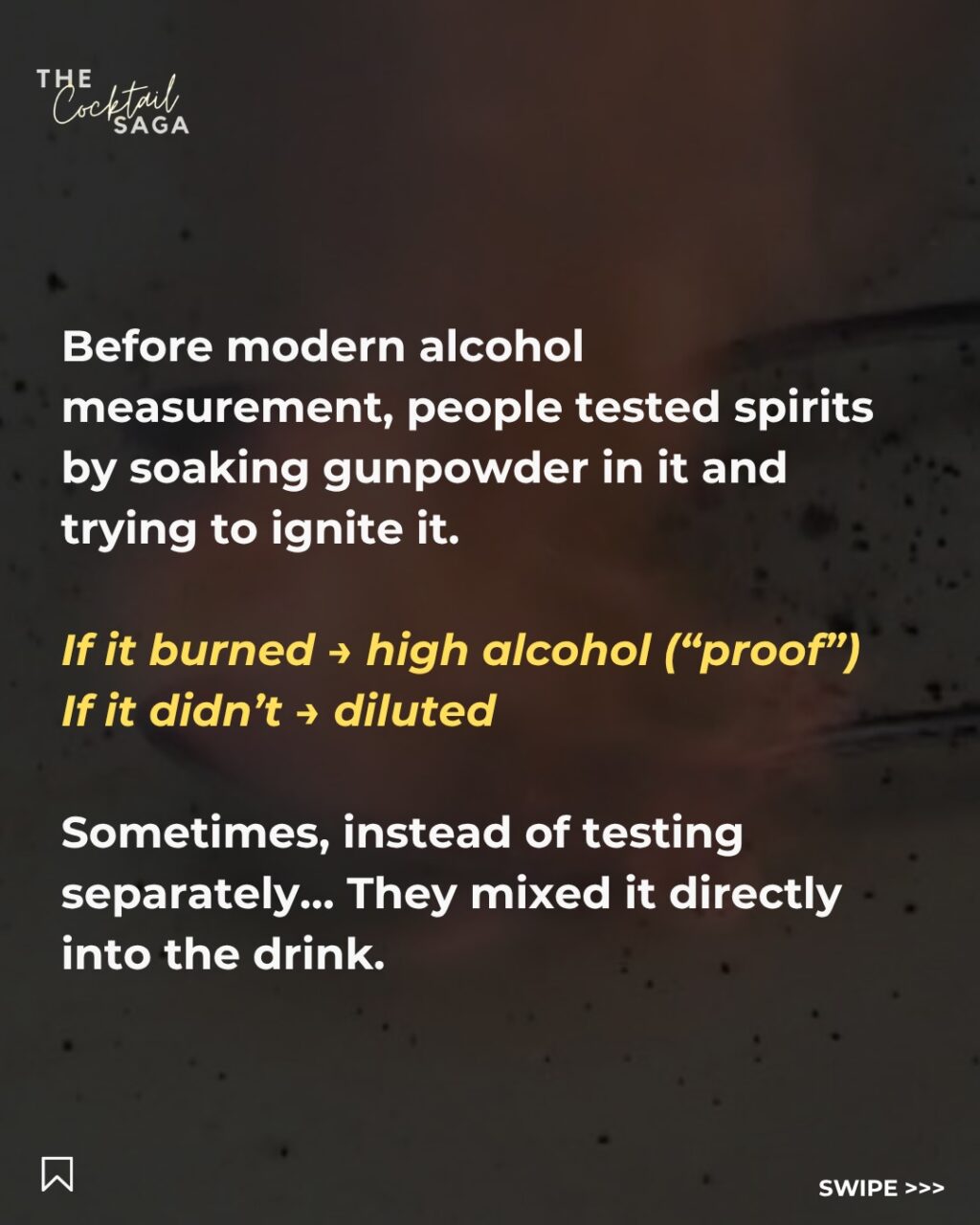 Instagram post from thecocktailsaga. This post is in position 3.