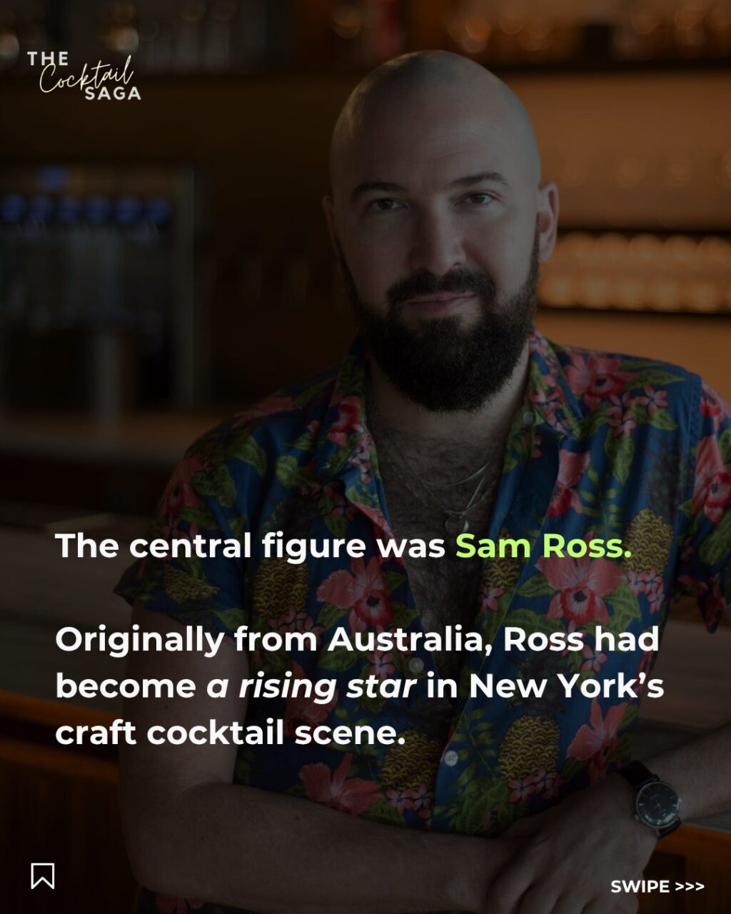 Instagram post from thecocktailsaga. This post is in position 2.