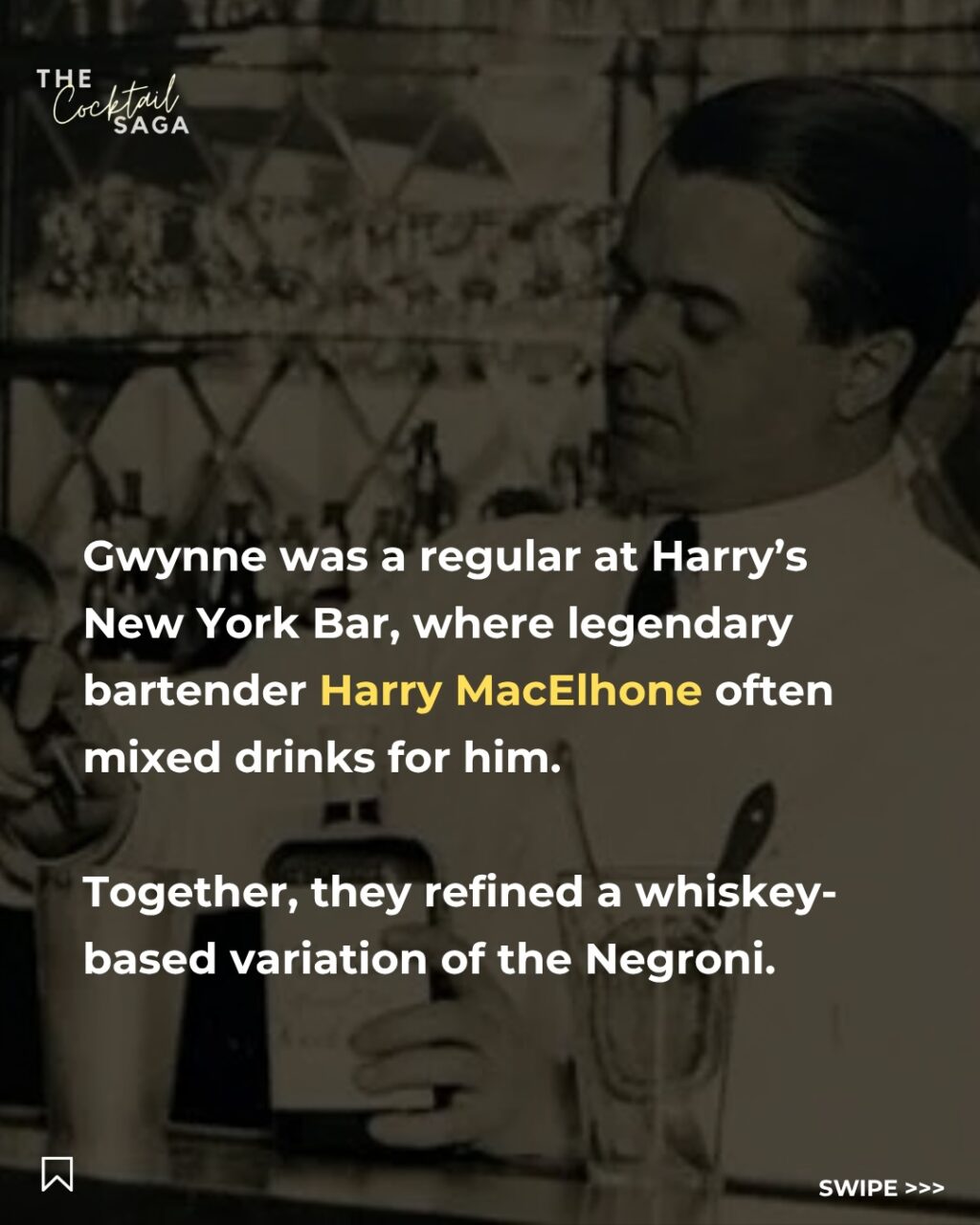 Instagram post from thecocktailsaga. This post is in position 4.