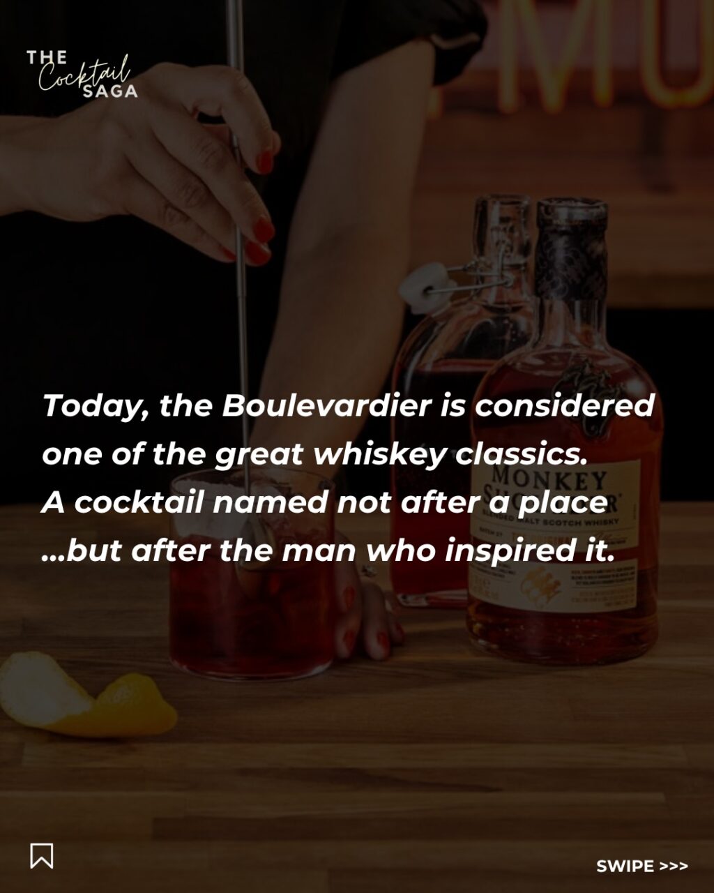 Instagram post from thecocktailsaga. This post is in position 9.