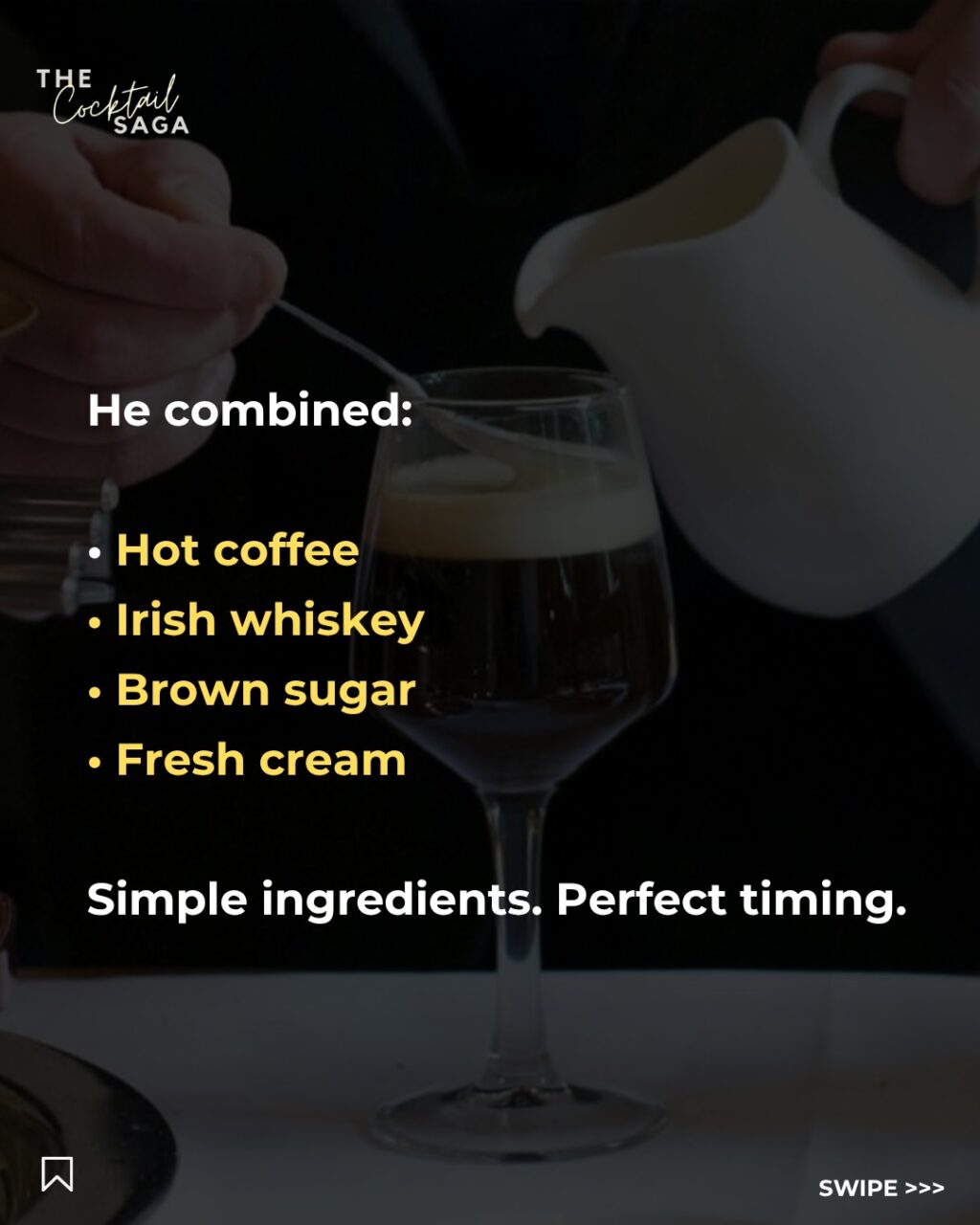 Instagram post from thecocktailsaga. This post is in position 4.