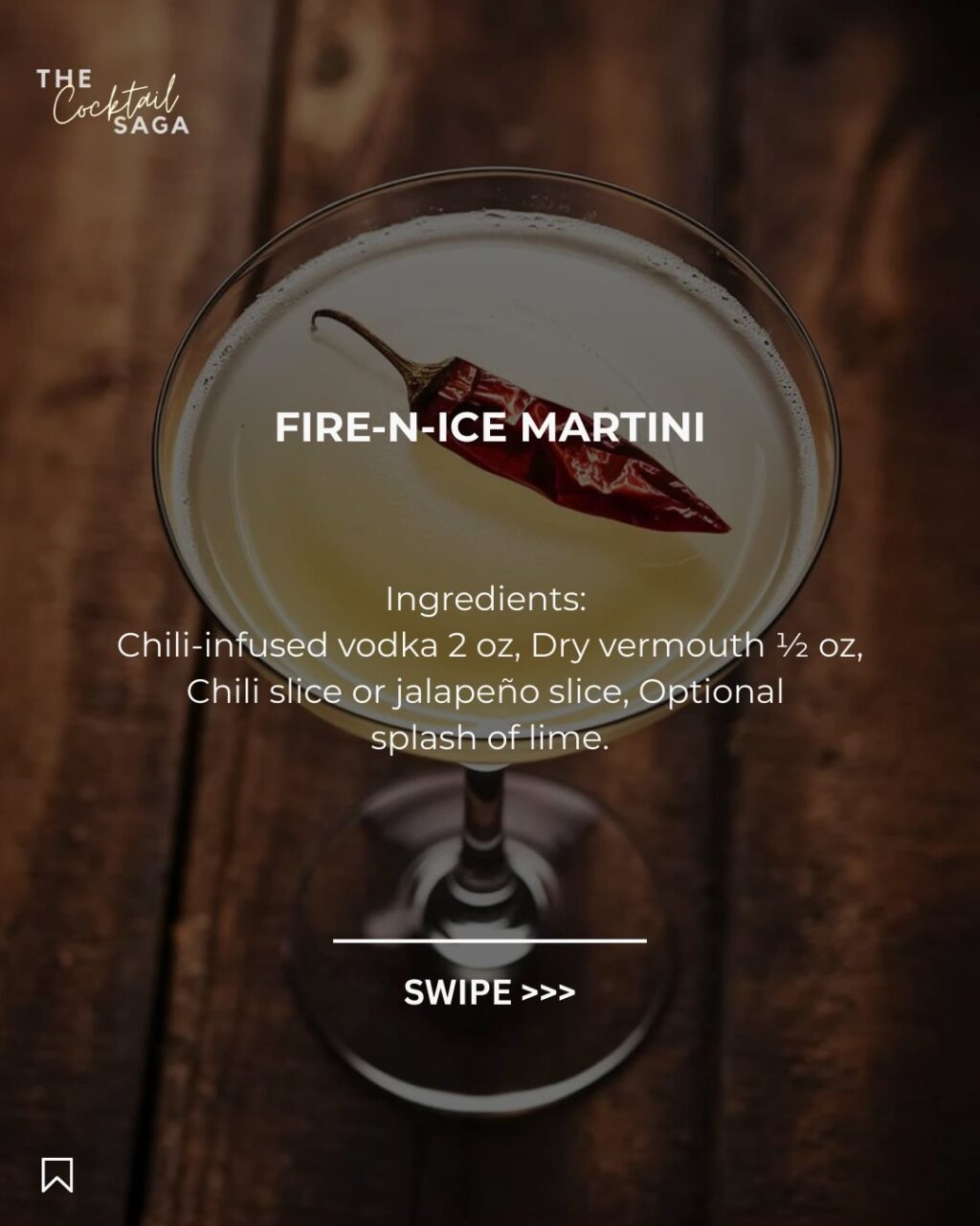 Instagram post from thecocktailsaga. This post is in position 2.