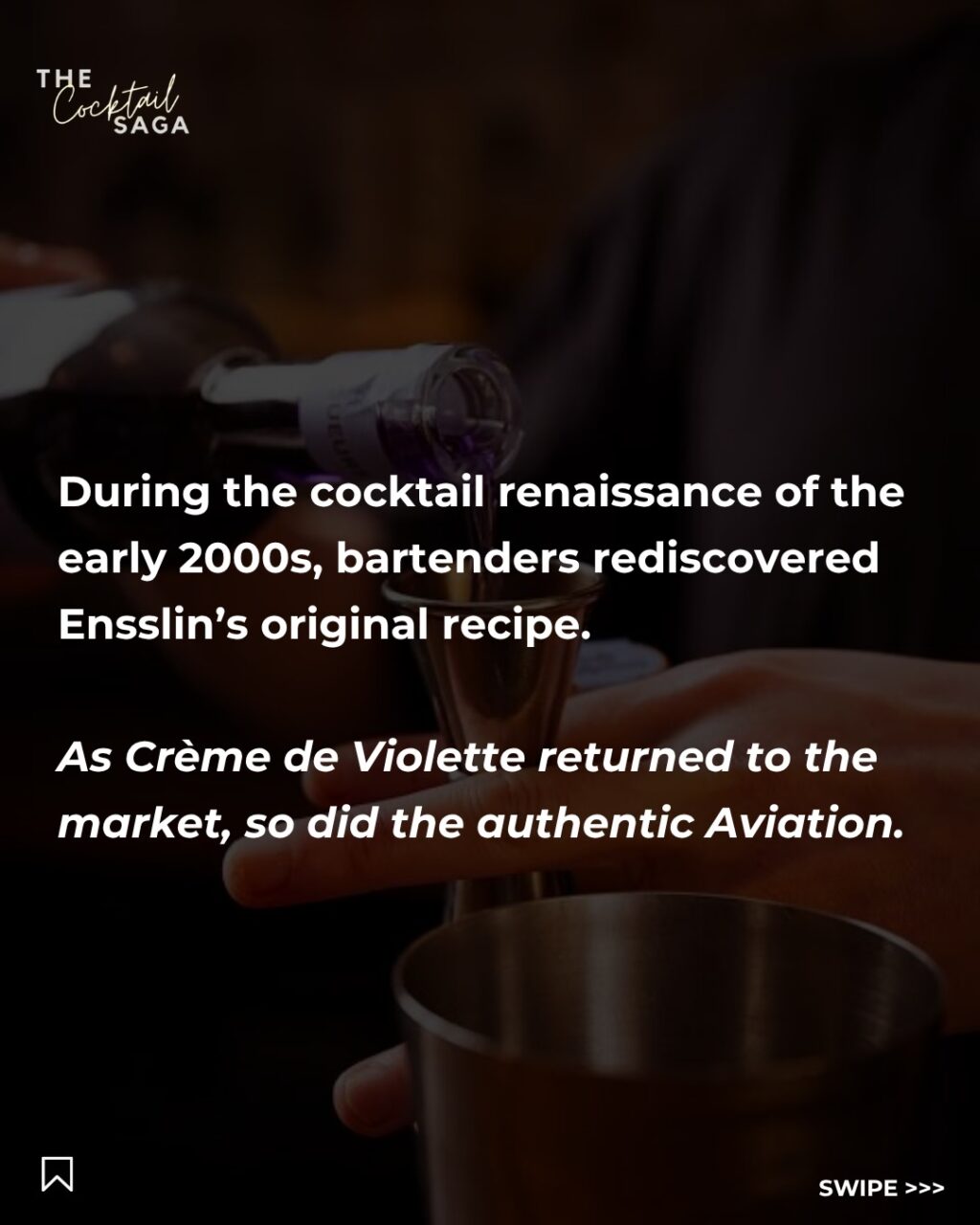 Instagram post from thecocktailsaga. This post is in position 7.