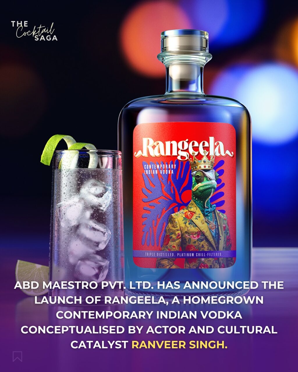 Instagram post from thecocktailsaga. This post is in position 1.