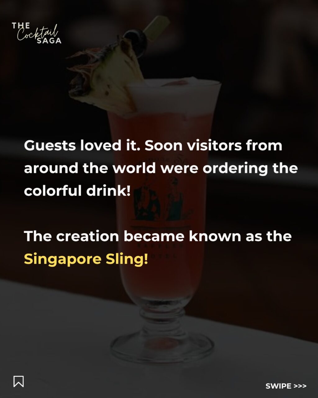 Instagram post from thecocktailsaga. This post is in position 4.