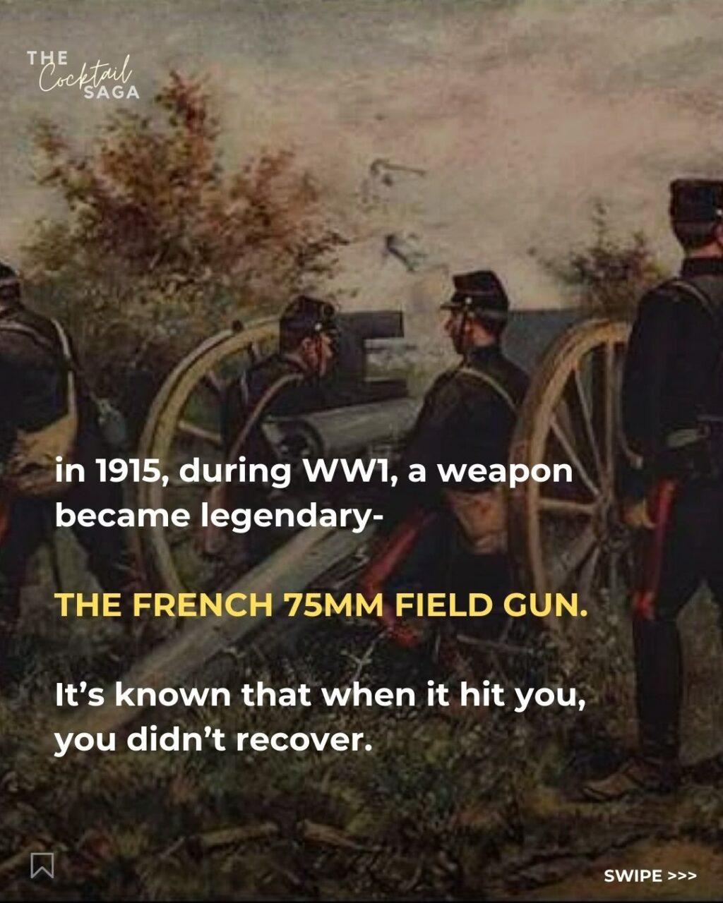 Instagram post from thecocktailsaga. This post is in position 1.