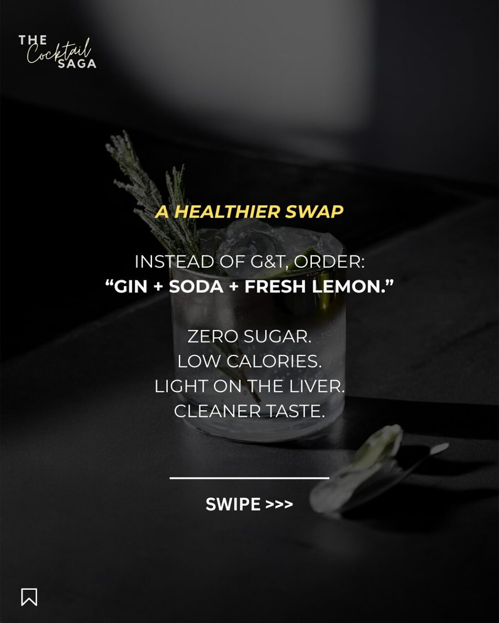 Instagram post from thecocktailsaga. This post is in position 4.