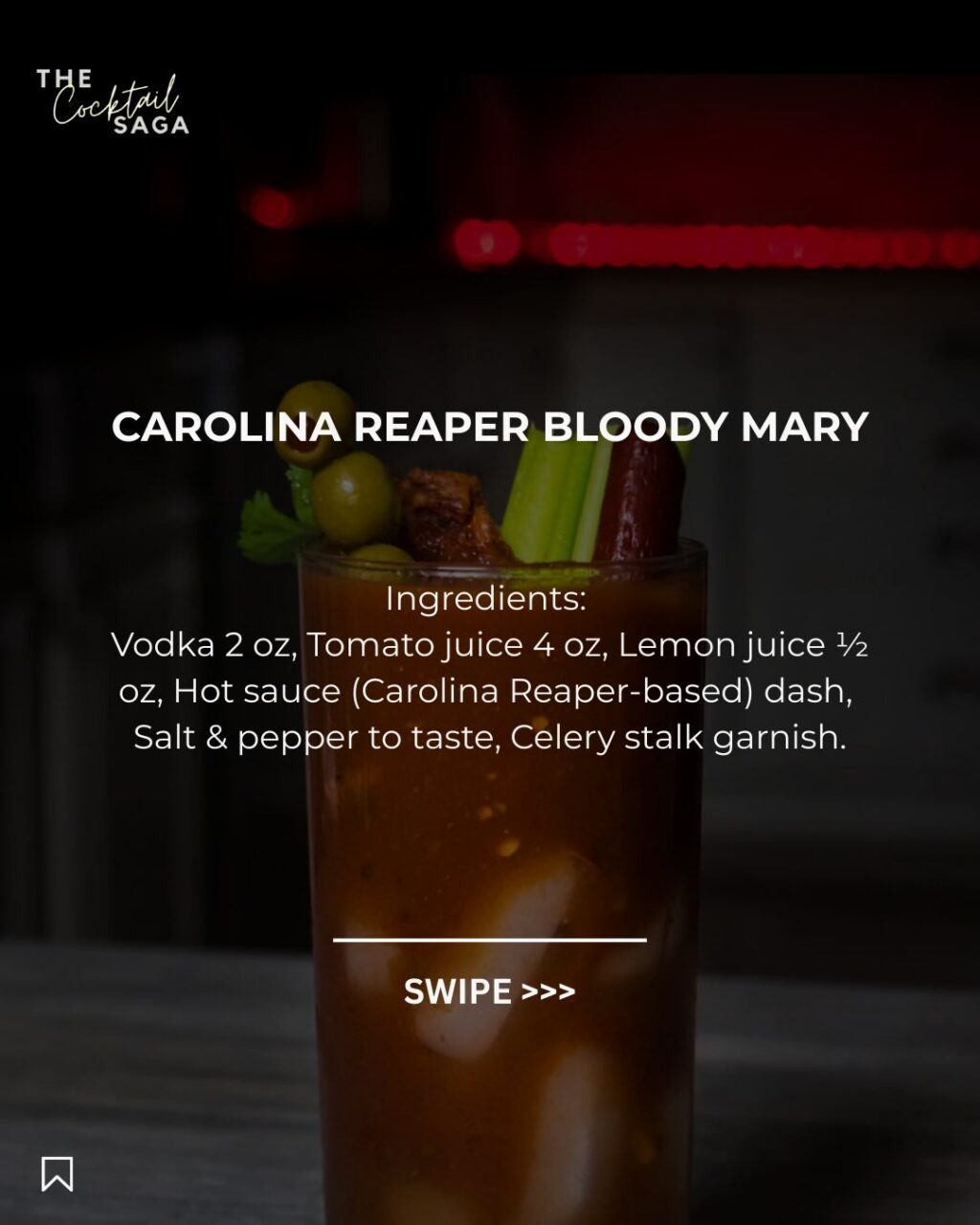 Instagram post from thecocktailsaga. This post is in position 4.