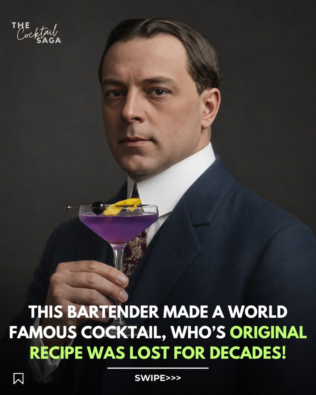 Instagram post from thecocktailsaga. This post is in position 0.