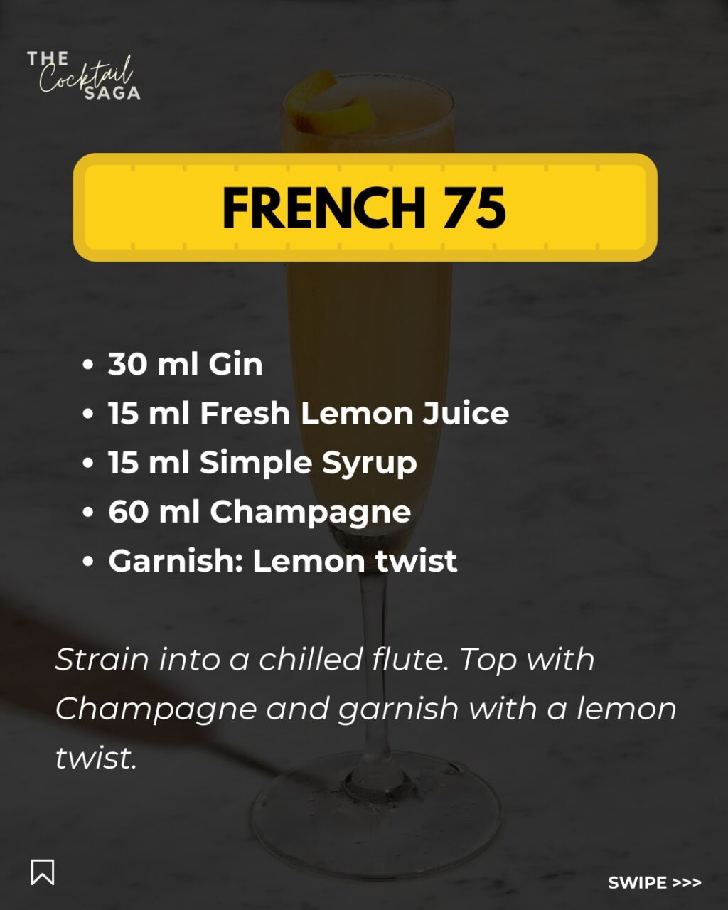 Instagram post from thecocktailsaga. This post is in position 5.